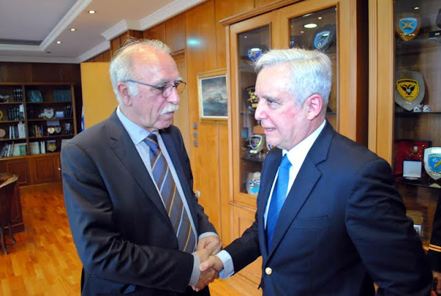 Συνάντηση ΑΝΥΕΘΑ Δημήτρη Βίτσα με τον Πρέσβη των Η.Π.Α. στην Ελλάδα - Φωτογραφία 1