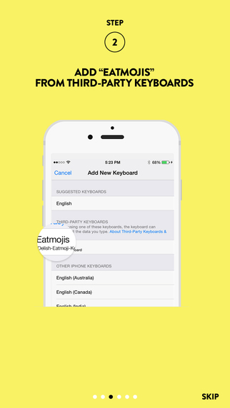 Delish Eatmoji Keyboard : AppStore new free...Ένα πληκτρολόγιο με πολύ φαγητό - Φωτογραφία 5