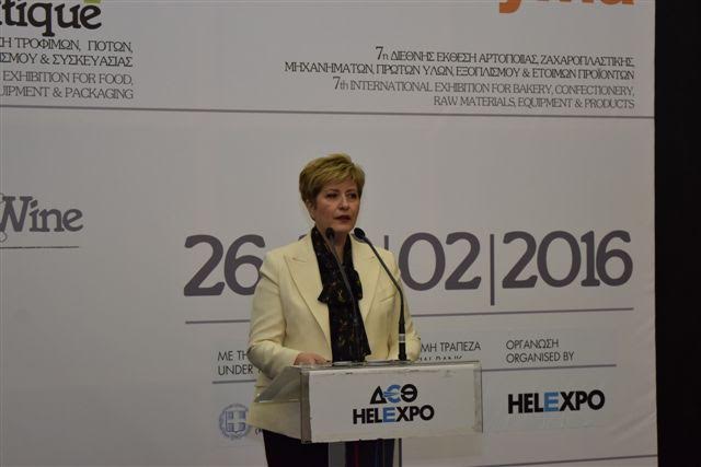 Η Υφυπουργός Μαρία Κόλλια-Τσαρουχά στα εγκαίνεια των Detrop-Artozyma - Φωτογραφία 2