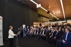 Η Υφυπουργός Μαρία Κόλλια-Τσαρουχά στα εγκαίνεια των Detrop-Artozyma