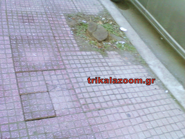 Τραγικές εικόνες πεζοδρομίων στα Τρίκαλα [photos] - Φωτογραφία 10