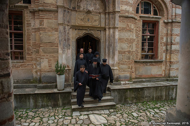 8037 - Φωτογραφίες από την πανήγυρη του Οσίου Συμεών του Μυροβλύτου στην Ιερά Μονή Χιλιανδαρίου. - Φωτογραφία 21