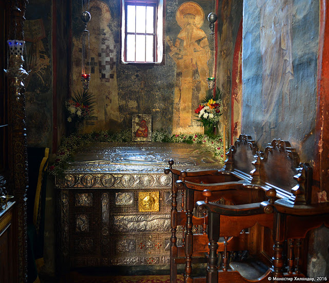 8037 - Φωτογραφίες από την πανήγυρη του Οσίου Συμεών του Μυροβλύτου στην Ιερά Μονή Χιλιανδαρίου. - Φωτογραφία 3