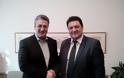 Συνάντηση του Προέδρου, Δρ. Χρ. Καζαντζή με τον Περιφερειάρχη Κ.Μακεδονίας, κ. Απ. Τζιτζικώστα