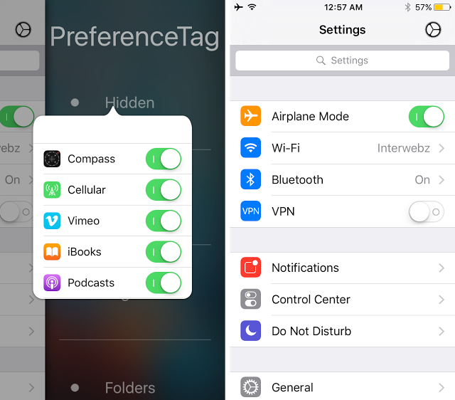 PreferenceTag3 : Cydia tweak new...Οι ρυθμίσεις έτσι όπως θέλετε - Φωτογραφία 2