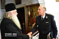 Επίσκεψή του νέου Αστυνομικού Διευθυντή στον Μητροπολίτη Αργολίδας