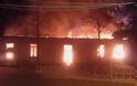 Κάηκε ολοσχερώς το πνευματικό κέντρο Νεοχωρούδας σε προσπάθεια κλοπής [photos]
