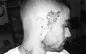 Ποιος πασίγνωστος τραγουδιστής έκανε tattoo στο... πρόσωπο; [photo] - Φωτογραφία 2