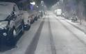 Ευρυτανία: Χωρίς αλυσίδες προς Καρπενήσι - Το έστρωσε και μέσα στην πόλη - Φωτογραφία 2