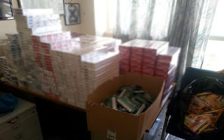 Κατασχέθηκαν 11.220 πακέτα λαθραίων τσιγάρων - Φωτογραφία 1