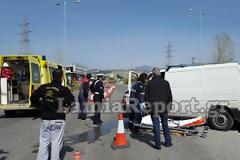 Λαμία: Σοβαρό τροχαίο στην είσοδο της πόλης