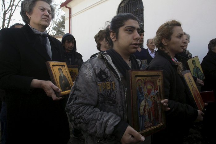 Πρόσφυγες γιόρτασαν την Κυριακή της Ορθοδοξίας στην Ειδομένη (ΦΩΤΟ) - Φωτογραφία 4