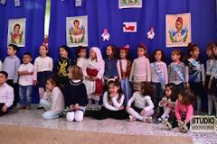 Οι μικροί μαθητές του 3 νηπιαγωγείου στην Πρόνοια Ναυπλίου τίμησαν την 25 Μαρτίου