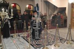Προηγιασμένη θεία λειτουργία στον Ι.Ν.Αγίας Αικατερίνης Τριπόλεως