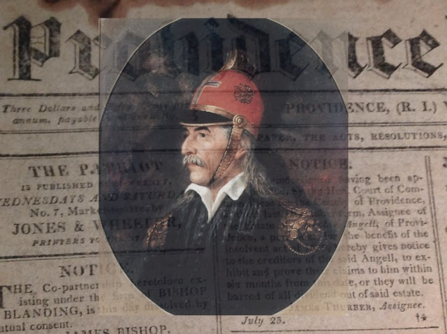Ιστορικό πρωτοσέλιδο αμερικάνικης εφημερίδας του 1821. Εκθείαζε την Ελληνική Επανάσταση - Φωτογραφία 1