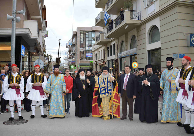 8146 - Υποδοχή αντιγράφου της Παναγίας Παραμυθίας από την Ιερά Μονή Βατοπαιδίου Αγίου Όρους, στον Εύοσμο - Φωτογραφία 2