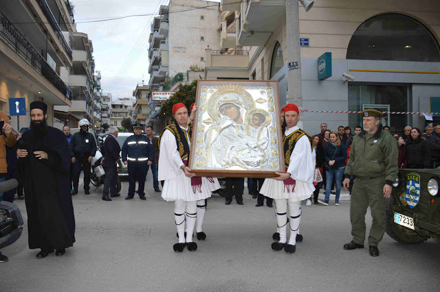 8146 - Υποδοχή αντιγράφου της Παναγίας Παραμυθίας από την Ιερά Μονή Βατοπαιδίου Αγίου Όρους, στον Εύοσμο - Φωτογραφία 5