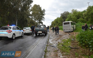 Σοκ στη Σπάρτη με τη σύγκρουση αυτοκινήτου με λεωφορείο... [photos] - Φωτογραφία 1