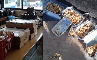 Συνεχίζουν να πετιούνται στα σκουπίδια εκατοντάδες μερίδες φαγητού στη Λάρισα! Δεν αρέσει στους μετανάστες - Φωτογραφία 1