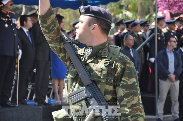 Φωτό από τη στρατιωτική παρέλαση στη Χίο - Φωτογραφία 4