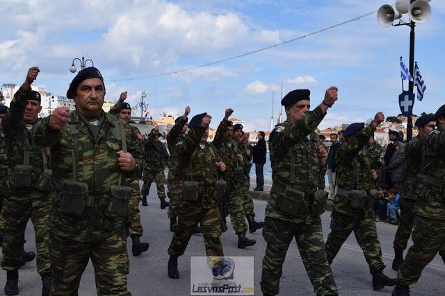 Φωτό από τη στρατιωτική παρέλαση στη Μυτιλήνη - Φωτογραφία 6