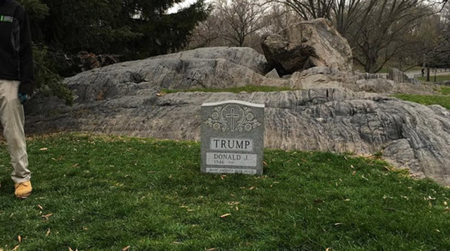 Έθαψαν τον Τραμπ στο Central Park... [photos] - Φωτογραφία 2