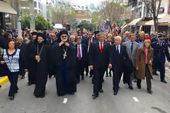 Να ακολουθήσουμε τις διδαχές τις Επανάστασης για την ανεξαρτητοποίησή μας ως Έθνος, κάλεσε ο Δήμαρχος Αμαρουσίου Γ. Πατούλης, στον εορτασμό της Εθνικής Επετείου της 25ης Μαρτίου 1821 στο Μαρούσι