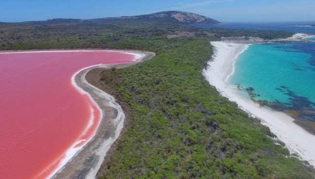 Η λίμνη που είναι ροζ και κανείς δεν ξέρει το γιατί [βίντεο]!! - Φωτογραφία 1