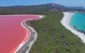 Η λίμνη που είναι ροζ και κανείς δεν ξέρει το γιατί [βίντεο]!!