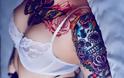 Δείτε τι γίνεται όταν η τέχνη του tattoο συναντάει ένα όμορφο γυναικείο κορμί - Φωτογραφία 28