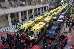 Σε “κλοιό” η Αριστοτέλους από εργαζομένους του ΕΚΑΒ