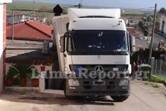 Λαμία: Οδηγός νταλίκας ακολούθησε τυφλά το GPS και δείτε τι έπαθε!