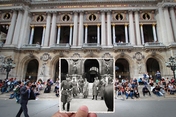 Παλιές & νέες φωτογραφίες του Παρισιού σε μία εικόνα! - Φωτογραφία 3