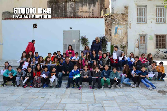 Παιδιά δημοτικών σχολείων έκτισαν τα τείχη του Ναυπλίου μέσα από εκπαιδευτικό πρόγραμμα [photos] - Φωτογραφία 5