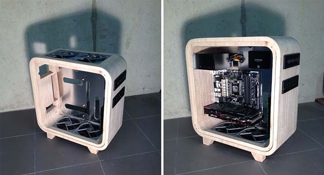 Φοιτητής κατασκεύασε ένα εκπληκτικό ξύλινο κουτί για το PC του - Φωτογραφία 14