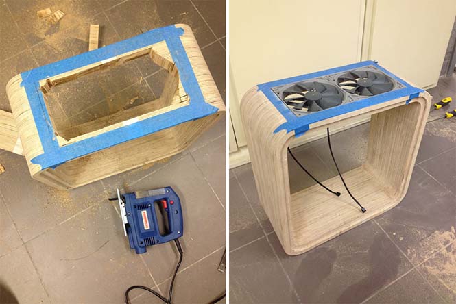 Φοιτητής κατασκεύασε ένα εκπληκτικό ξύλινο κουτί για το PC του - Φωτογραφία 5