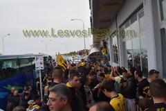 Αποθεωτική υποδοχή της ΑΕΚ στην Μυτιλήνη - Δείτε τα αποκλειστικά πλάνα [photo+video]