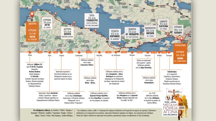 Ξεκινά σήμερα η μεγάλη πορεία Πάτρα - Αθήνα ενάντια στην ανεργία - Φωτογραφία 2