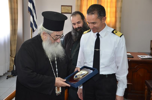 Επίσκεψη Αρχιεπισκόπου Σιναίου στη Φ/Γ ΑΙΓΑΙΟΝ - Φωτογραφία 4