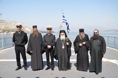 Επίσκεψη Αρχιεπισκόπου Σιναίου στη Φ/Γ ΑΙΓΑΙΟΝ