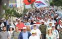 Έβδομη μέρα της μεγάλης πορείας: Διαδρομή Μέγαρα - Ελευσίνα