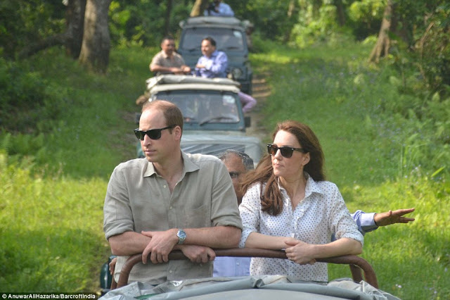 Το Πριγκιπικό ζεύγος πήγε για σαφάρι στην Ινδία... [photos] - Φωτογραφία 4