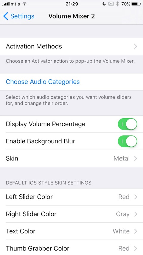 Volume Mixer 2 (iOS 9): Cydia tweak new...Ρυθμίστε κάθε συσκευή ξεχωριστά - Φωτογραφία 2