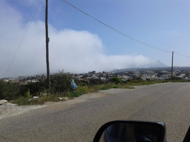 Εντυπωσιακό φαινόμενο - Ομίχλη και σκόνη έκρυψαν τα Χανιά - Φωτογραφία 3