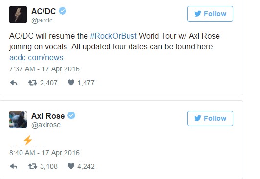 O Axl Rose και επίσημα ο νέος τραγουδιστής των AC/DC - Φωτογραφία 2
