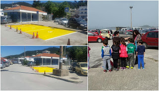 Ηγουμενίτσα: Έβαψαν τις θέσεις πάρκινγκ αναπήρων - Φωτογραφία 1
