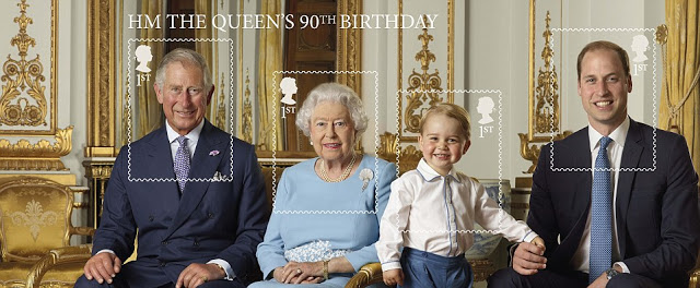 Τα συλλεκτικά γραμματόσημα για τα γενέθλια της Βασίλισσας. Μέχρι και ο μικρός George είναι μέσα! [photos] - Φωτογραφία 2