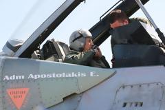 Φωτό από την πτήση του Α/ΓΕΕΘΑ με F-16