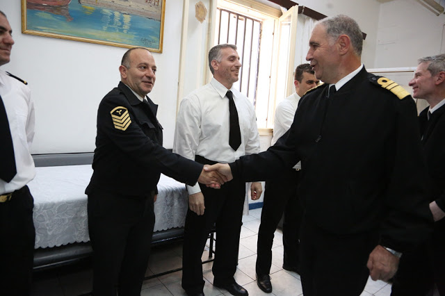 Επίσκεψη Αρχηγού ΓΕΝ στις νήσους Σαμοθράκη, Λέσβο, Χίο και σε Πολεμικά Πλοία - Φωτογραφία 5