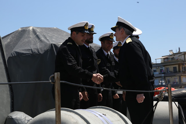 Επίσκεψη Αρχηγού ΓΕΝ στις νήσους Σαμοθράκη, Λέσβο, Χίο και σε Πολεμικά Πλοία - Φωτογραφία 7
